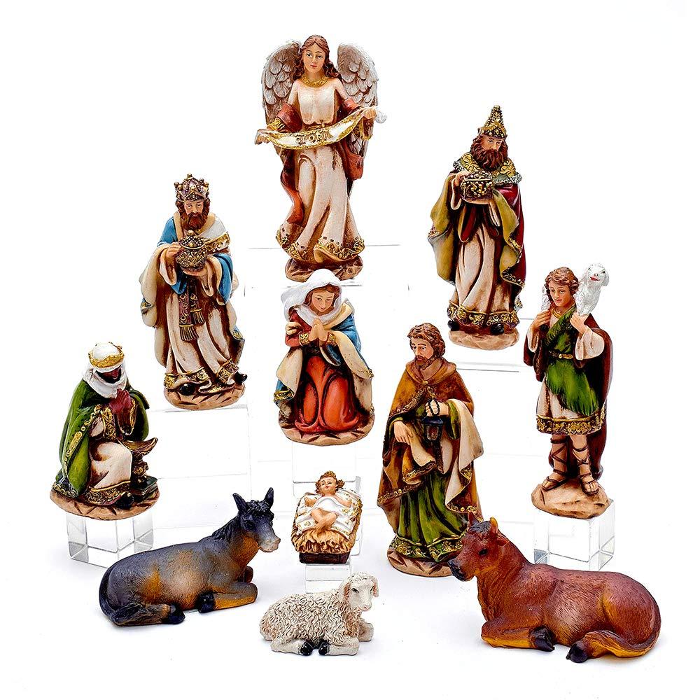 Kurt Adler 6-Inch Nativity Set with 11 Figures