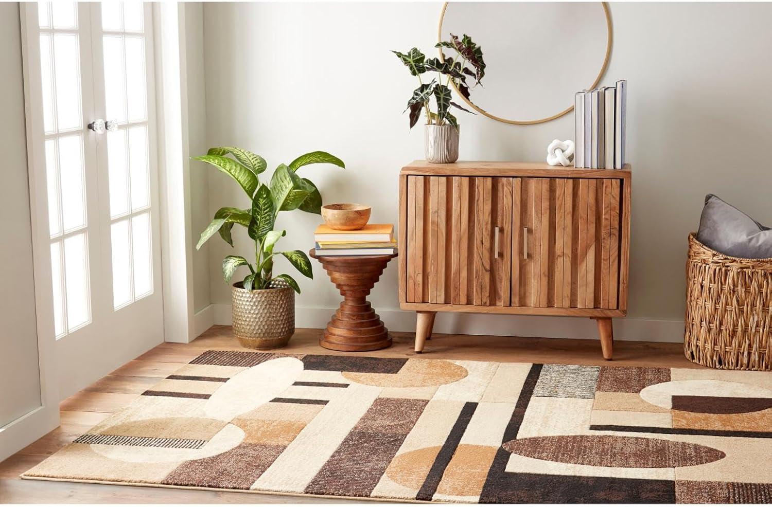 Home Dynamix Jasmine Contemporary Geometric Area Rug