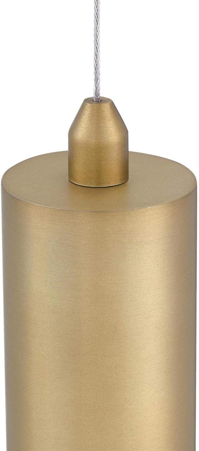 Rayman 5'' Brushed Brass LED Mini Pendant Light