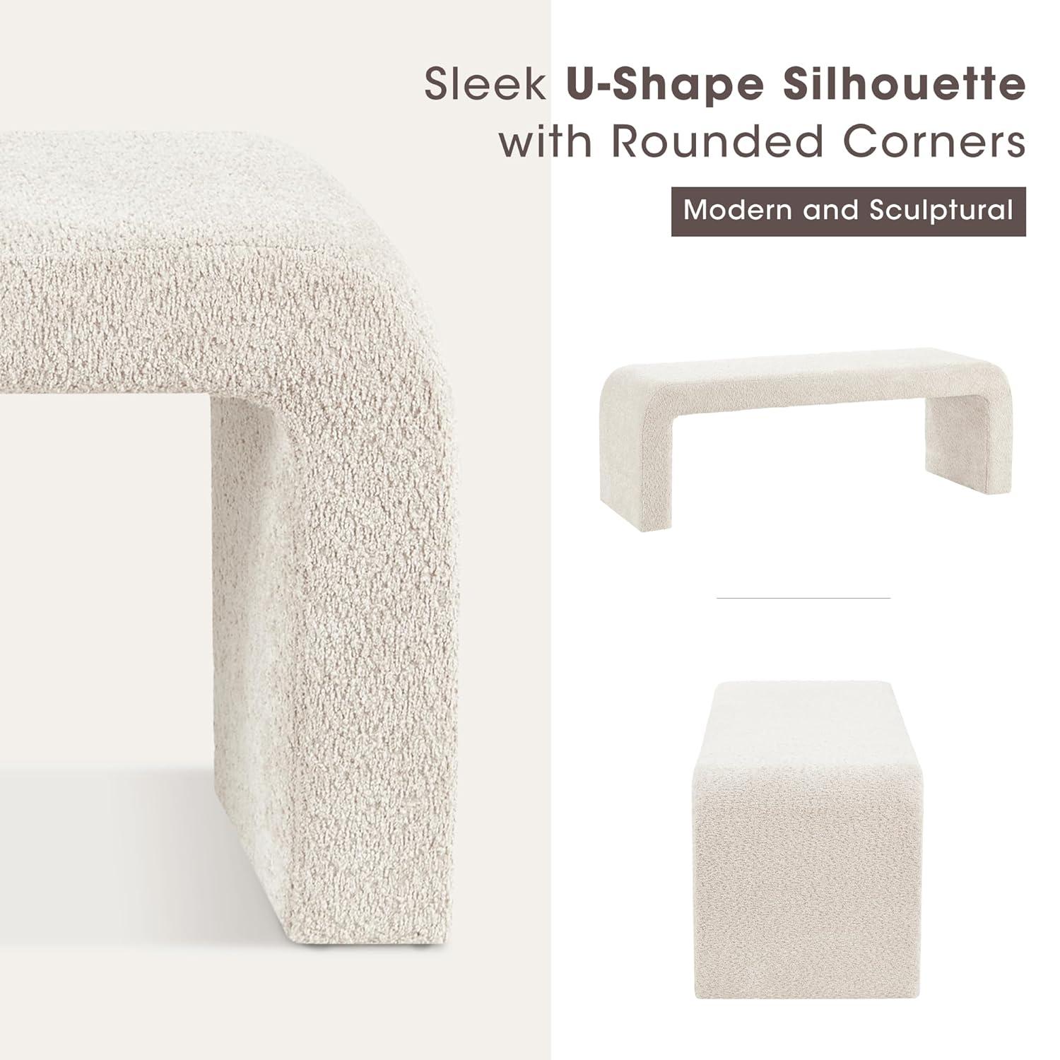 Steve Boucle Waterfall Bench