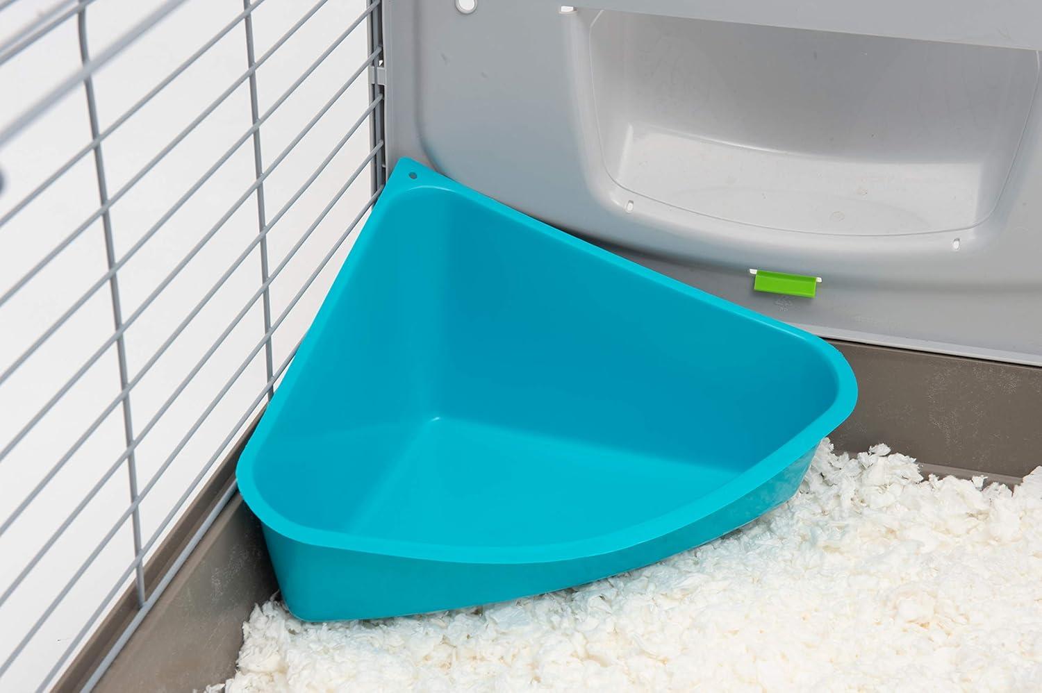 Lixit Medium Corner Litter Pan for Ferrets, Rabbits, Rats, Guinea Pigs and Other Small Animals