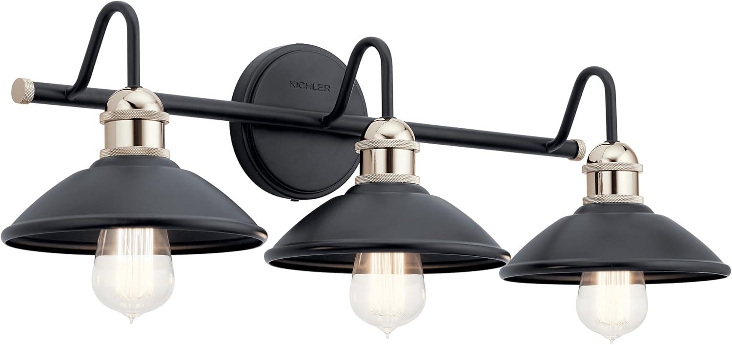 Kichler Lighting Clyde 3 - Light Vanity in  Black