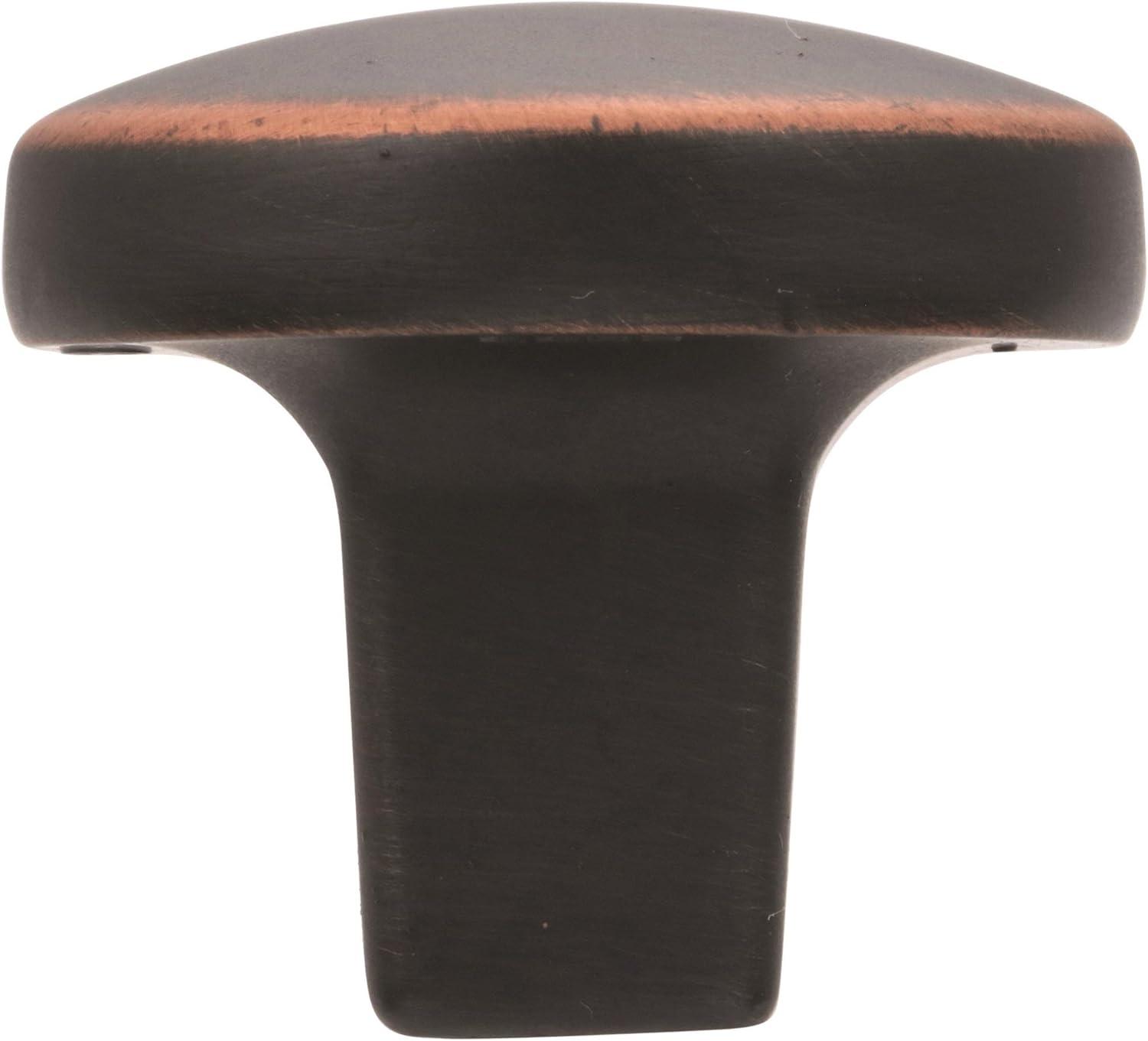 Oil Rubbed Bronze Round Cabinet Knob with Mounting Hardware