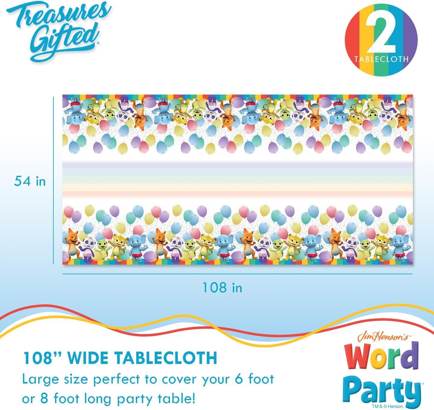Word Party Birthday Supplies Ultimate Set for 24 Guests