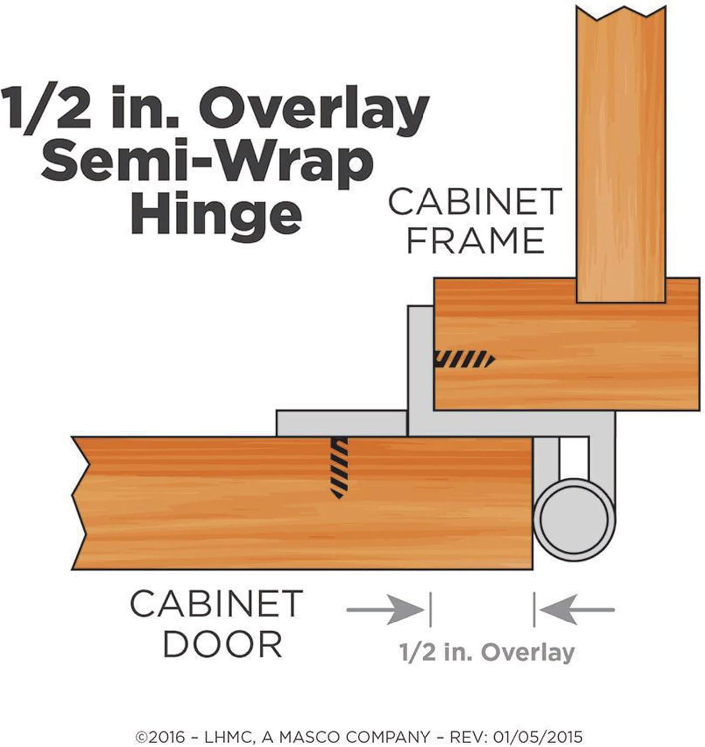 Franklin Brass Overlay Hinge (Set of 10)