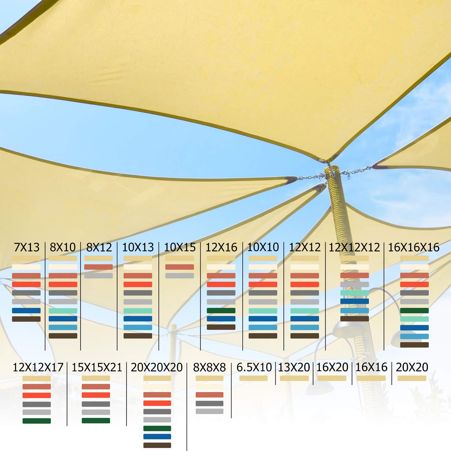 Backyard Expressions 12' Square Shade Sail