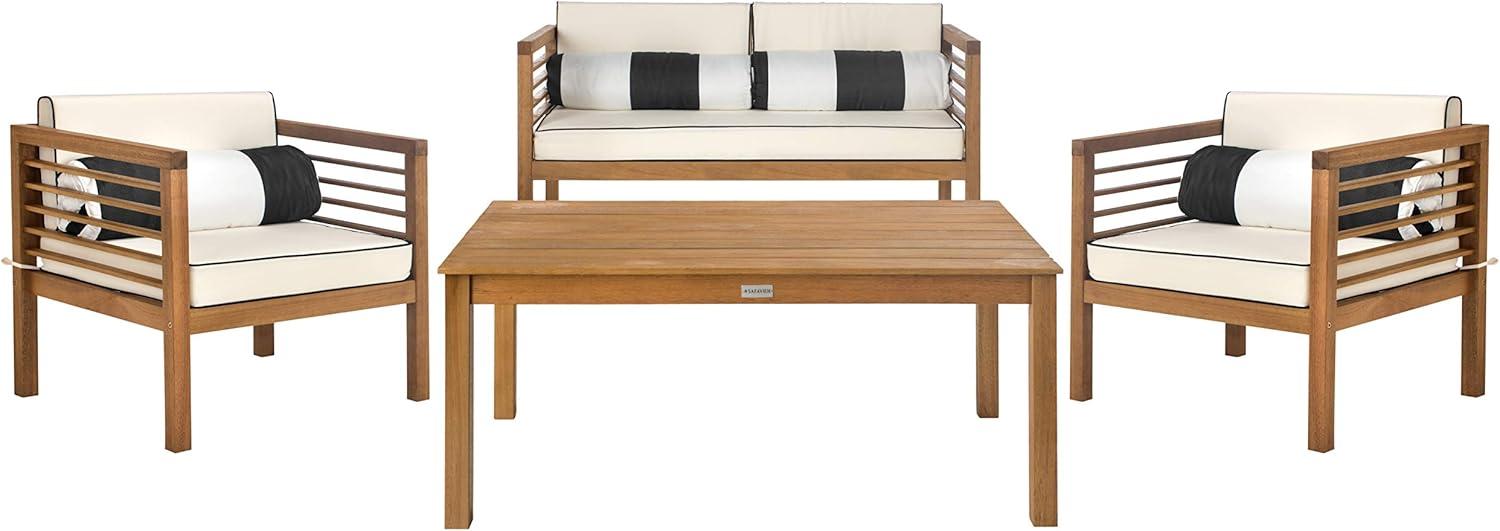 Wade Logan® Arlethe 5 Piece Rattan Sofa Seating Group with Cushions