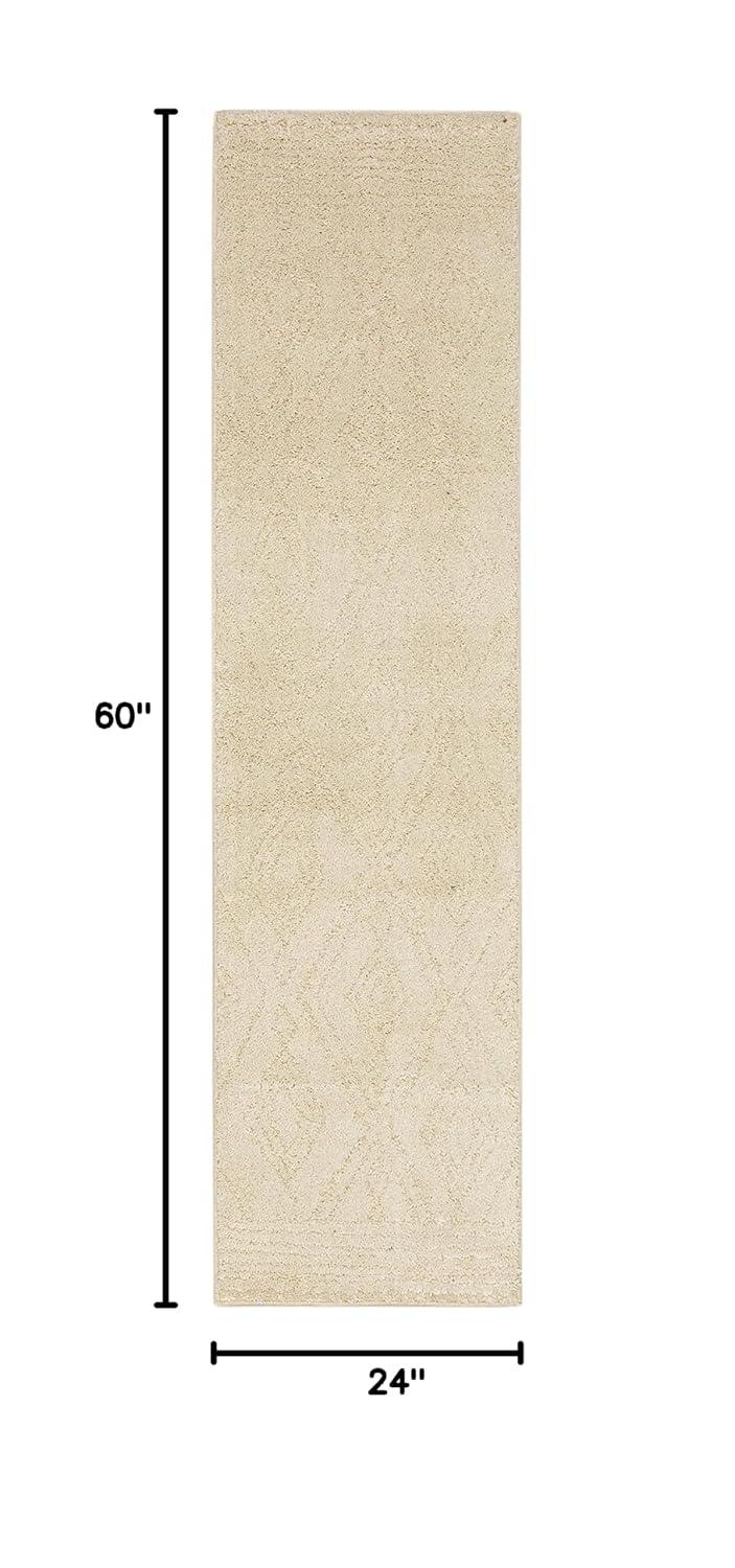 Mohawk Home Vado Geometric Woven Indoor Runner Rug, Tan, 2' x 6'
