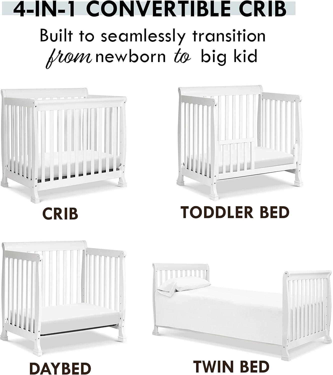 Kalani 2-in-1 Convertible Mini Crib