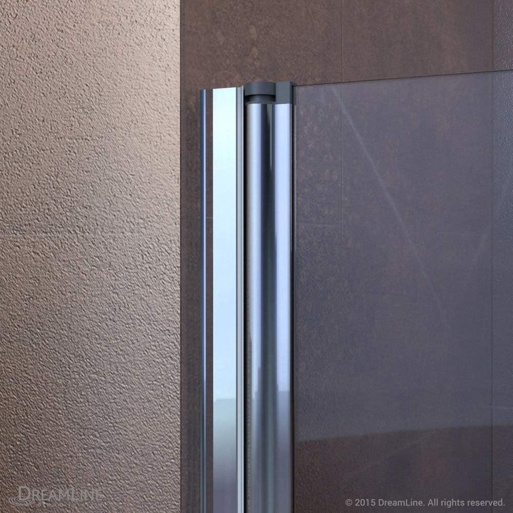 Aqua Fold 33.5" W x 72" H Pivot Frameless Shower Door