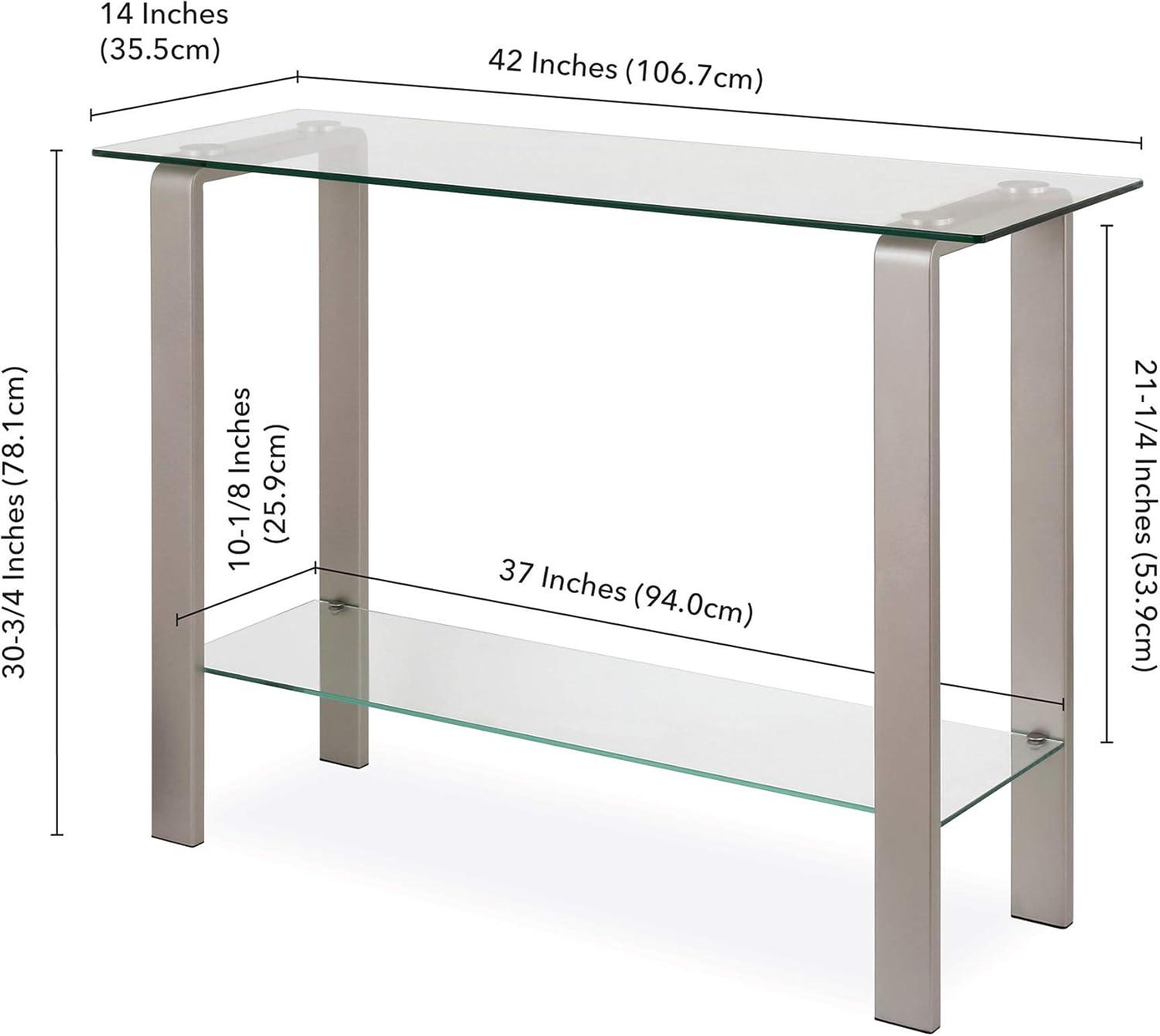 Console Table in Gray - Henn&Hart