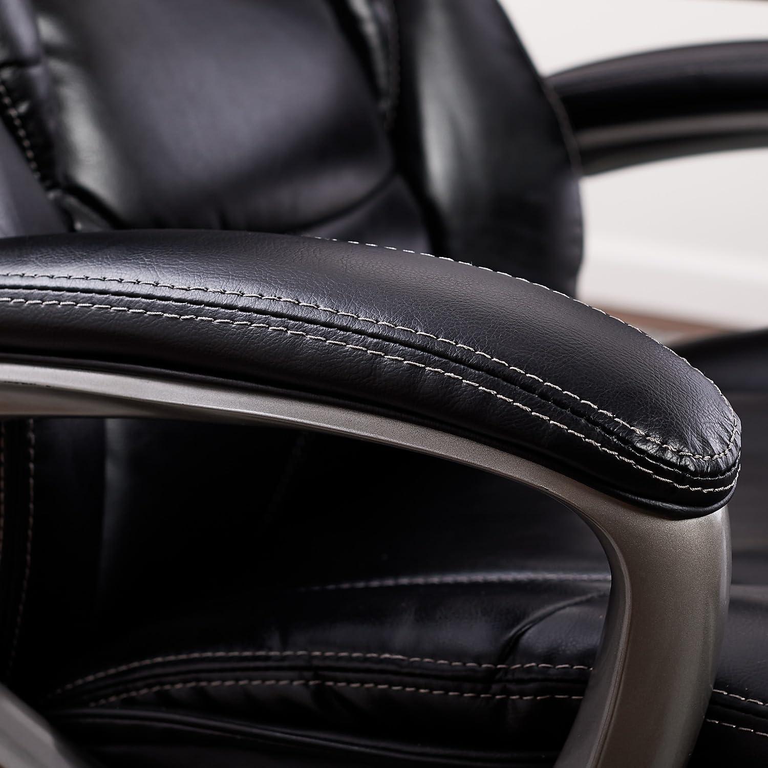 Serta Lautner Executive Office Chair, SmartLayers and ComfortCoils Technology, Adjustable Lumbar