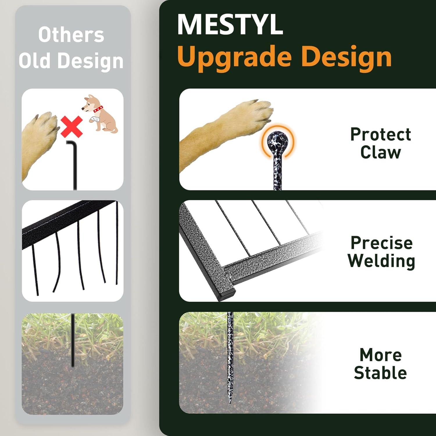 FDW Dog Playpen Pet Dog Fence 32" Height 16 Panels Metal Dog Pen Outdoor Exercise Pen with Doors for Large/Medium /Small Dogs Camping,Yard