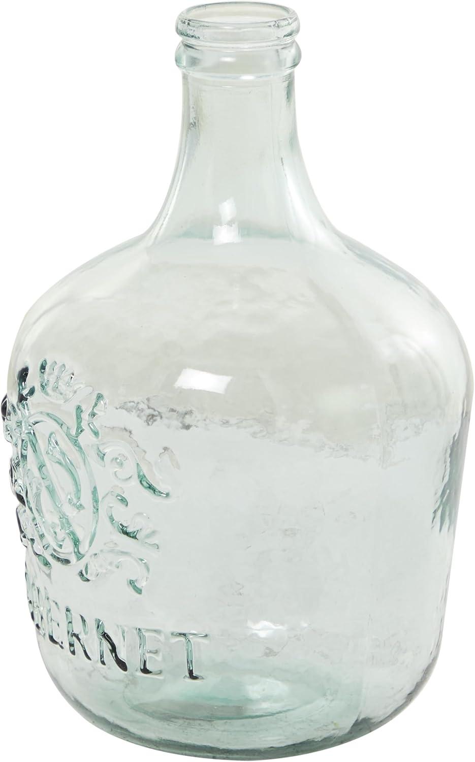 Contemporary Glass Jug Vase (17") - Olivia & May