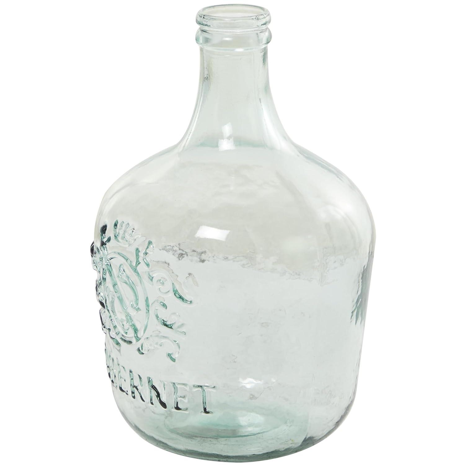 Contemporary Glass Jug Vase (17") - Olivia & May