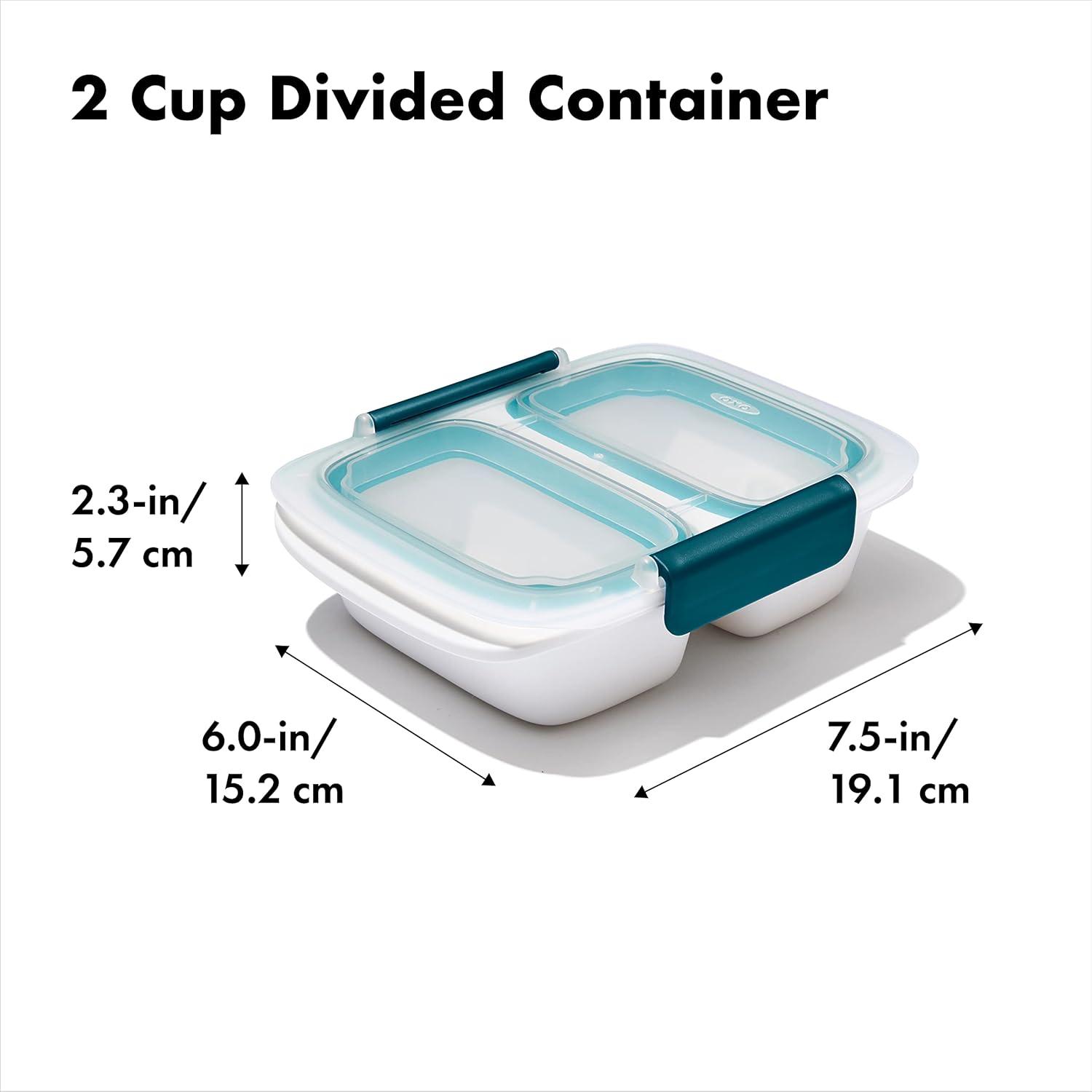 Clear BPA-Free Plastic Divided Meal Prep Container