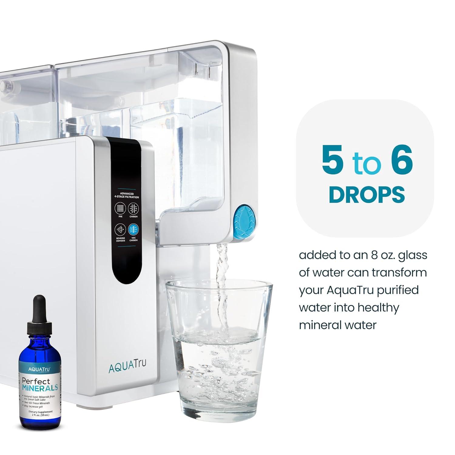 AquaTru Countertop Water Filtration Purification Systems (AquaTru w/Perfect Minerals)