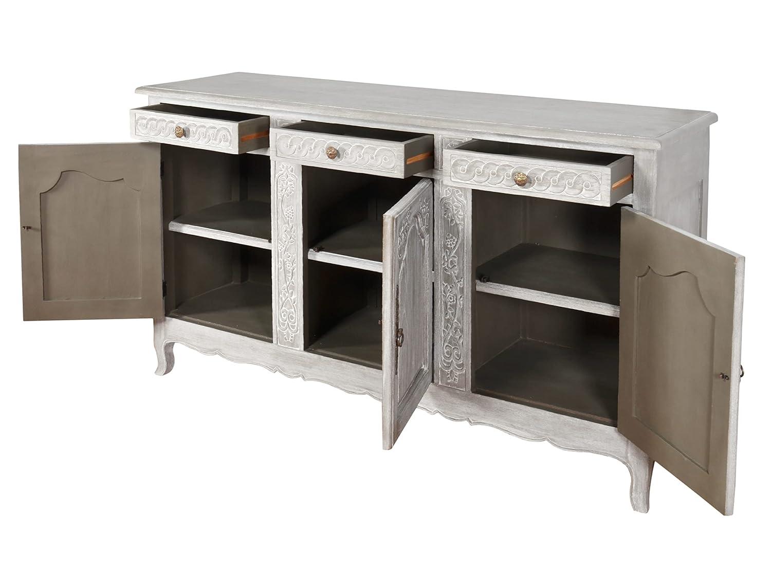 AFD Home French Country Buffet - Mystique Gray