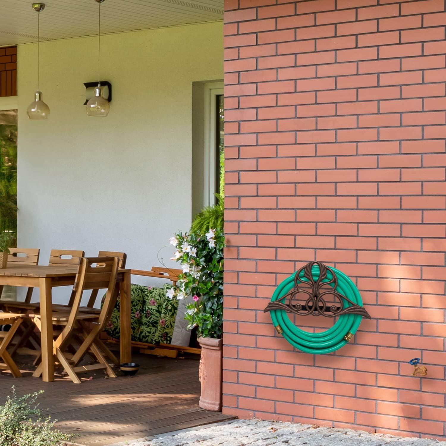 Whitehall Products Victorian Hose Holder, Oil Rub Bronze