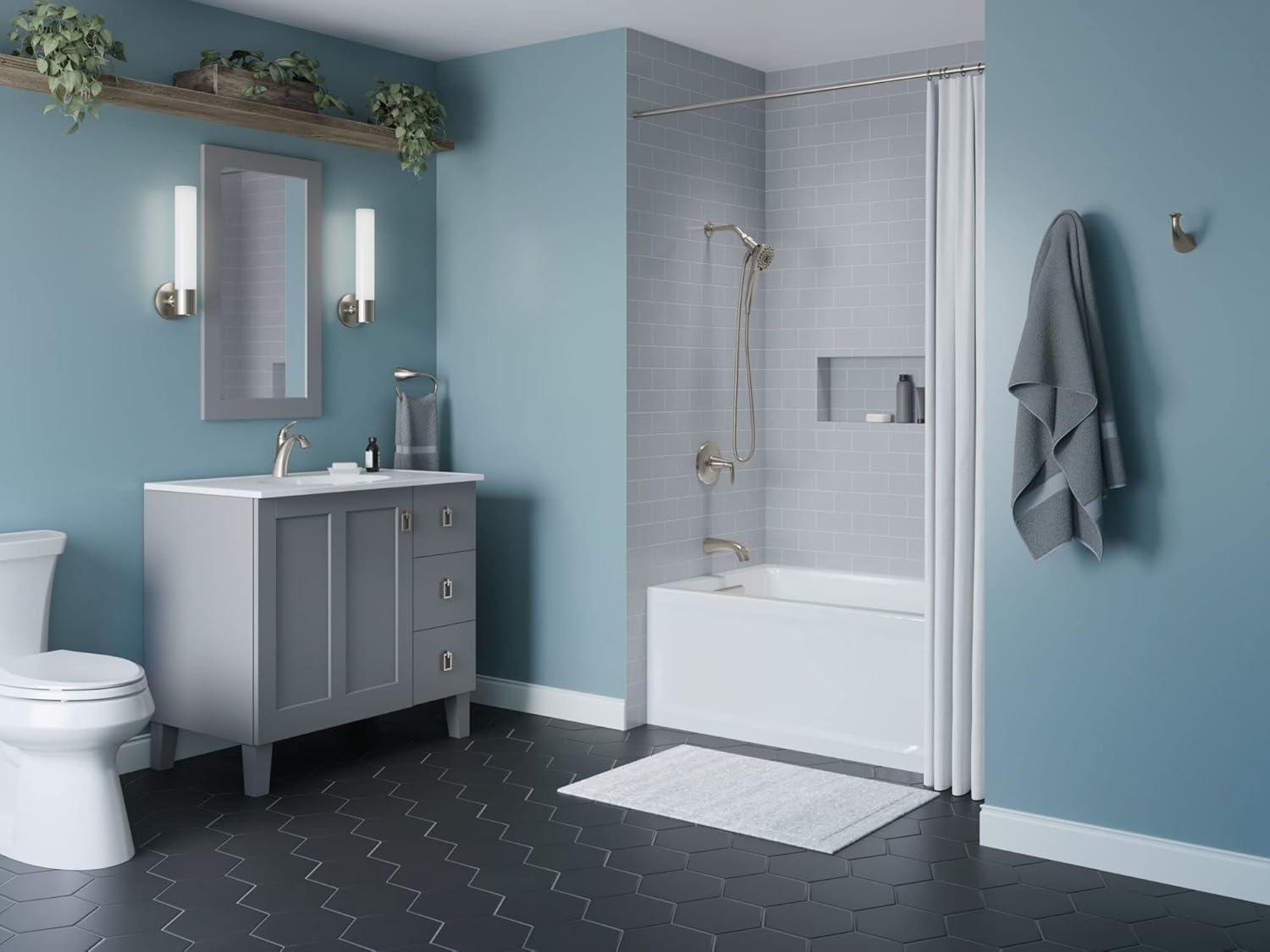 Archer® 60" x 32" Acrylic Alcove Soaking Bathtub with Comfort Depth