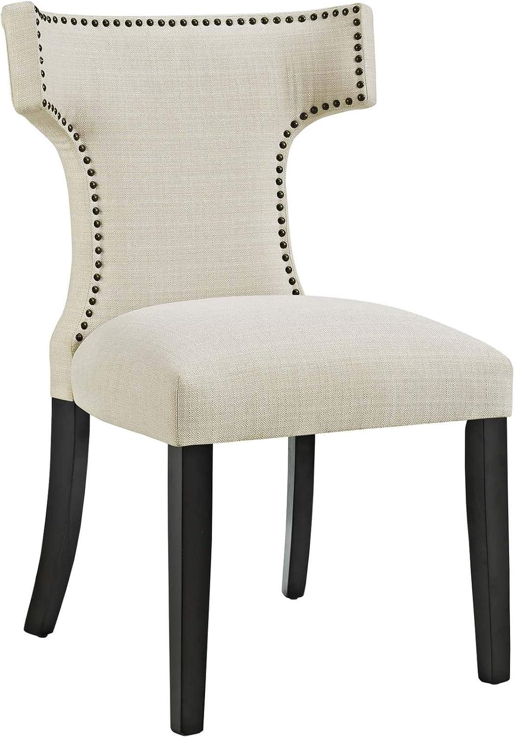 Set of 2 Curve Dining Side Chair Fabric - Modway