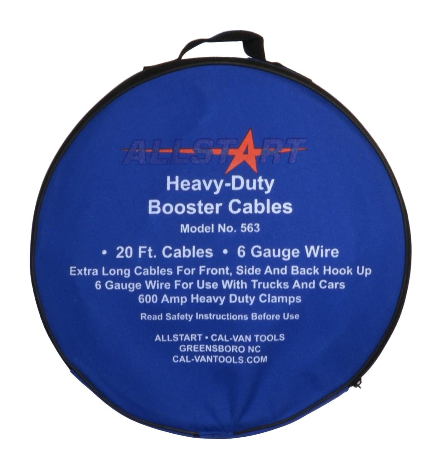 Allstart ALL-563 20 ft. 6 GA Jumper Cables