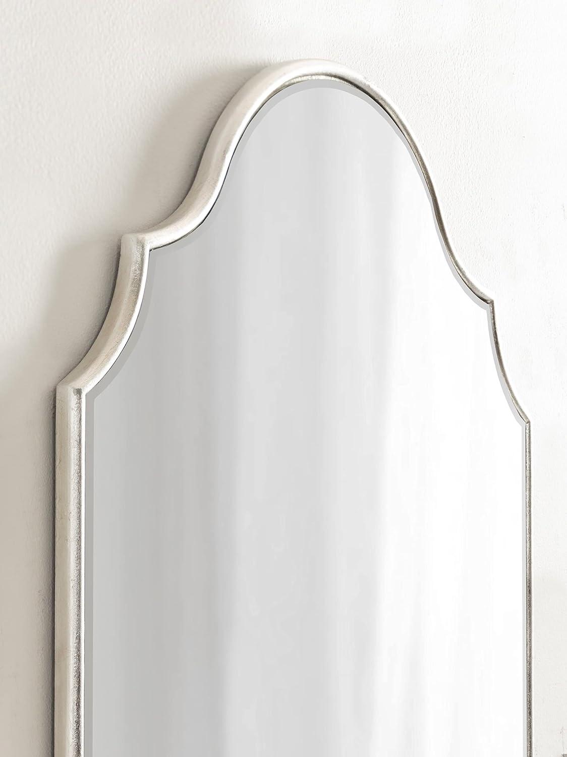 Kate and Laurel Leanna Framed Arch Wall Mirror, 20x30, Silver