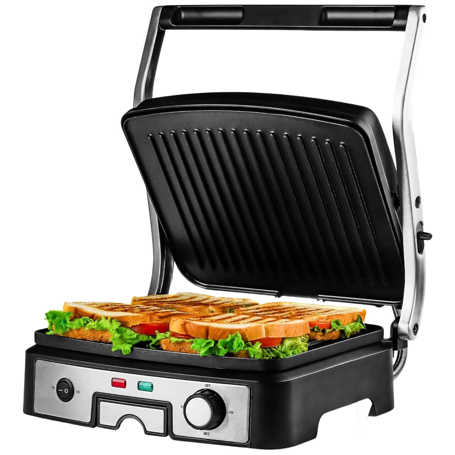 Ovente OVENTE Electric Panini Press Grill