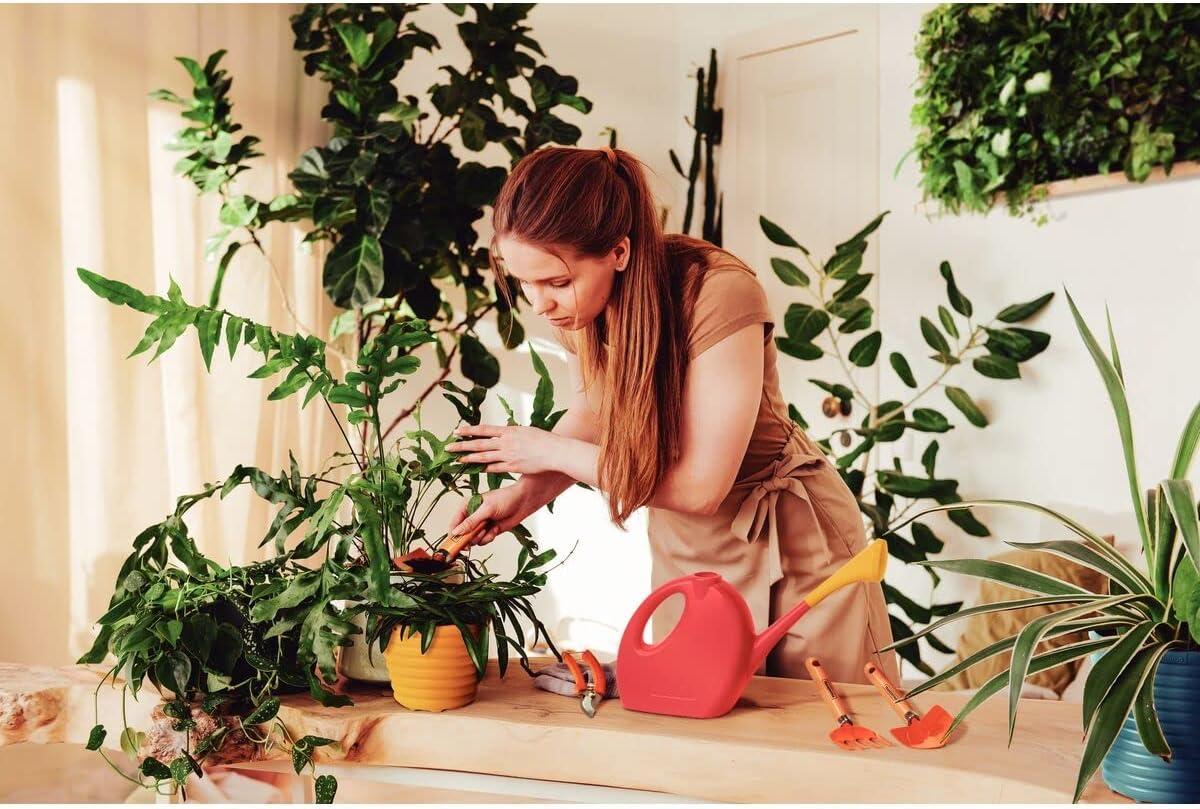 Tramontina 3 Piece Garden Set, Wood Handles, Plastic Packaging