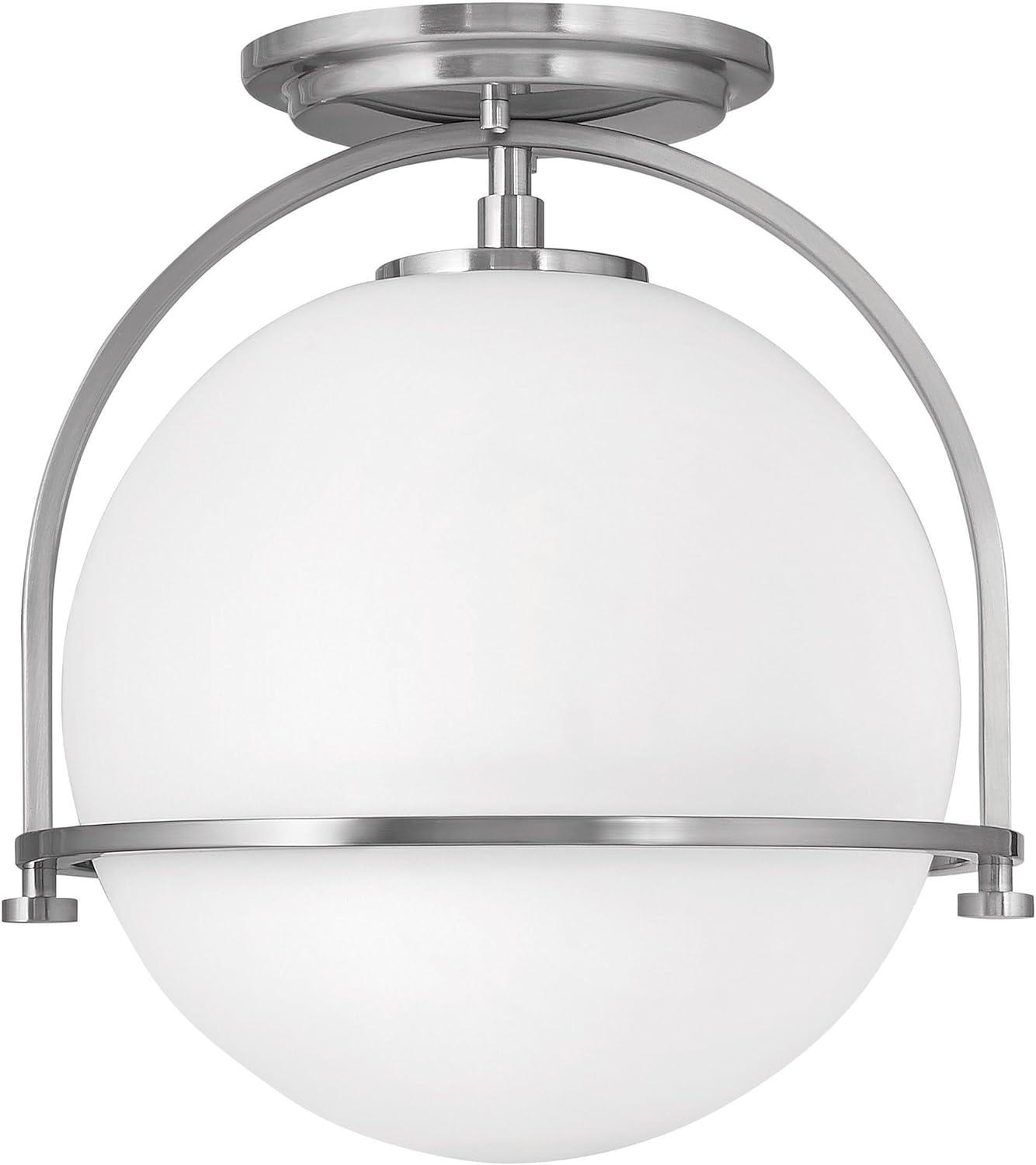 McCormick Hand Blown Glass Semi Flush Mount