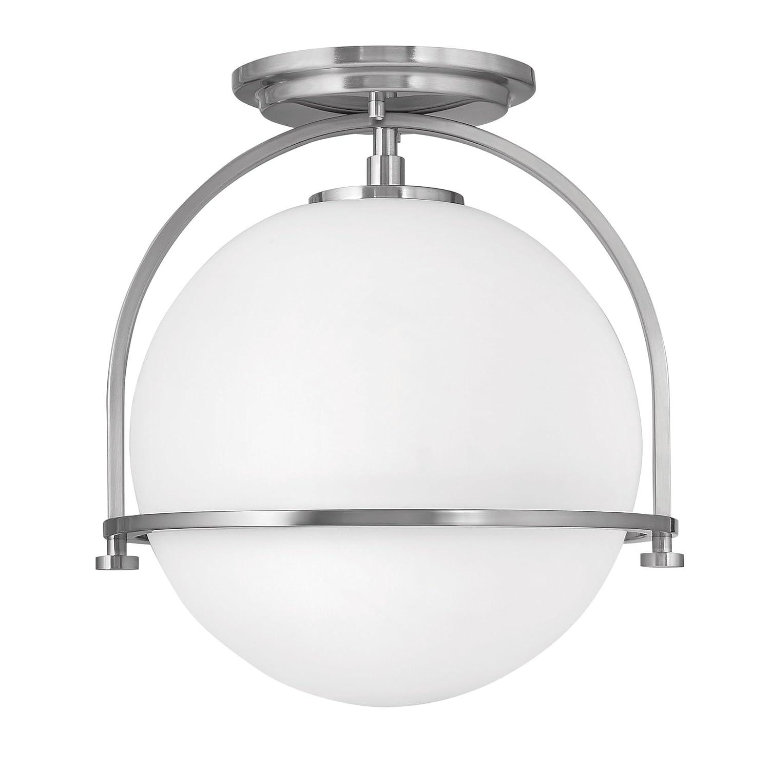 McCormick Hand Blown Glass Semi Flush Mount