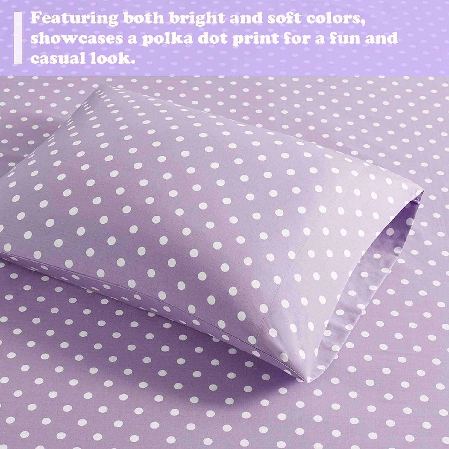 Polka Dot Polka Dot Printed 100% Cotton Sheet Set