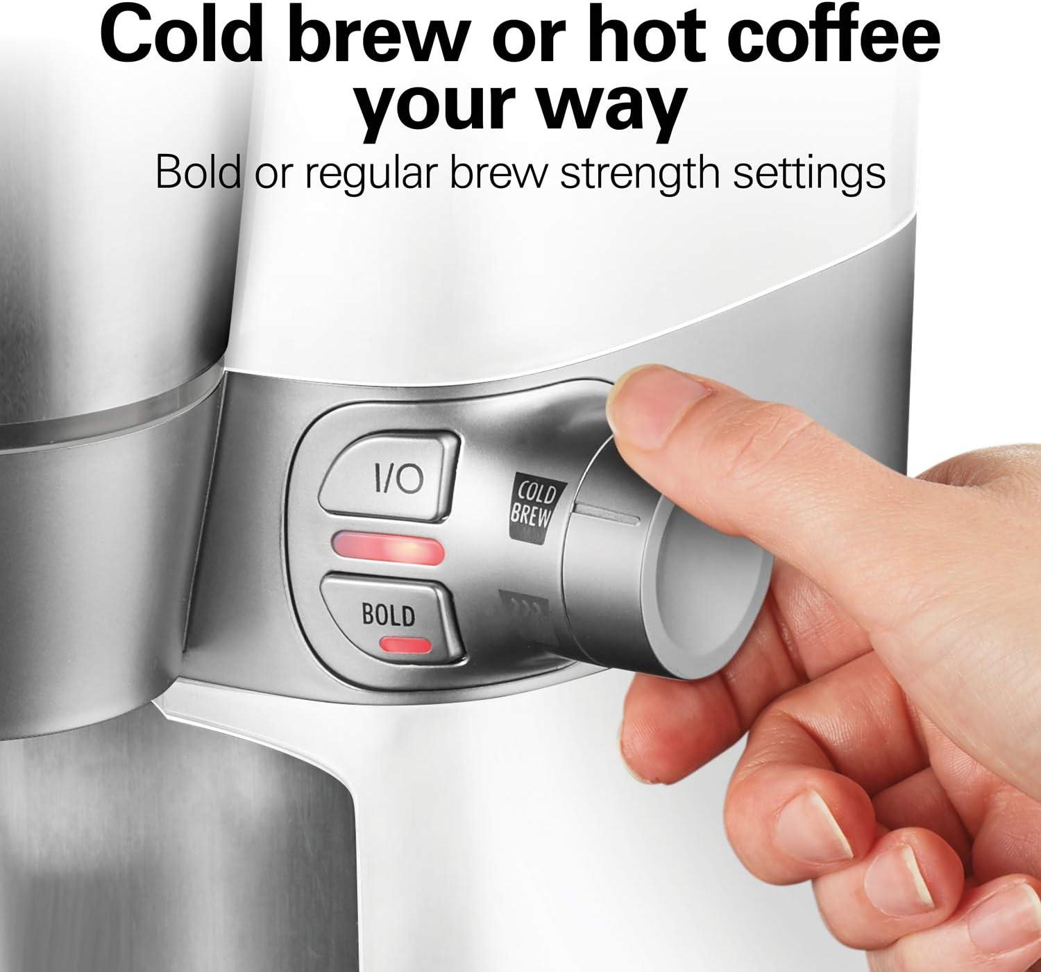 Hamilton Beach® Convenient Craft Rapid Cold Brew and Hot Coffee Maker 16 oz. Capacity