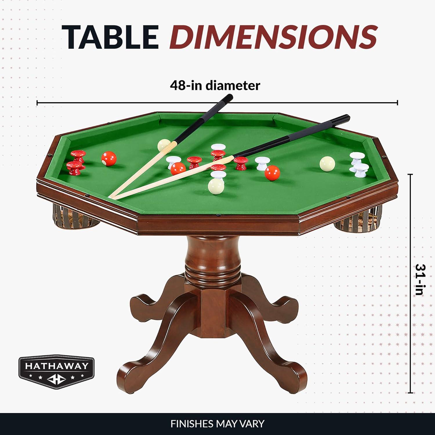 Hathaway Games Kingston 48" 8 - Player Poker Table