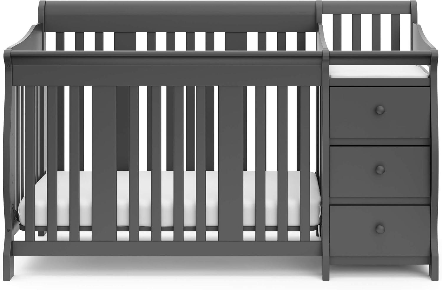 Storkcraft Portofino 5-in-1 Convertible Crib and Changer