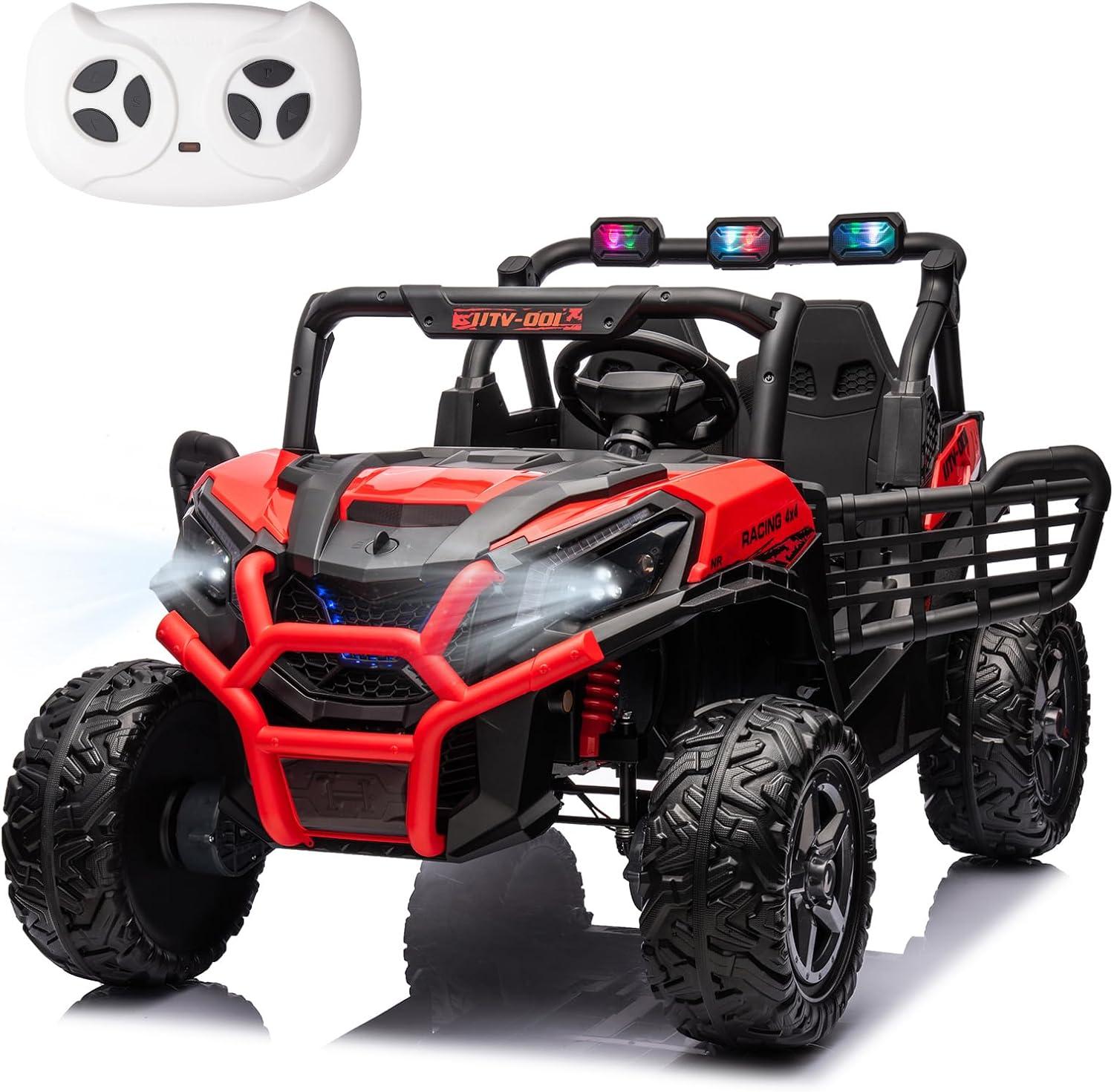 Ride on UTV Car, 24V Battery Powerd Electric Off-Road UTV Car w/Remote Control