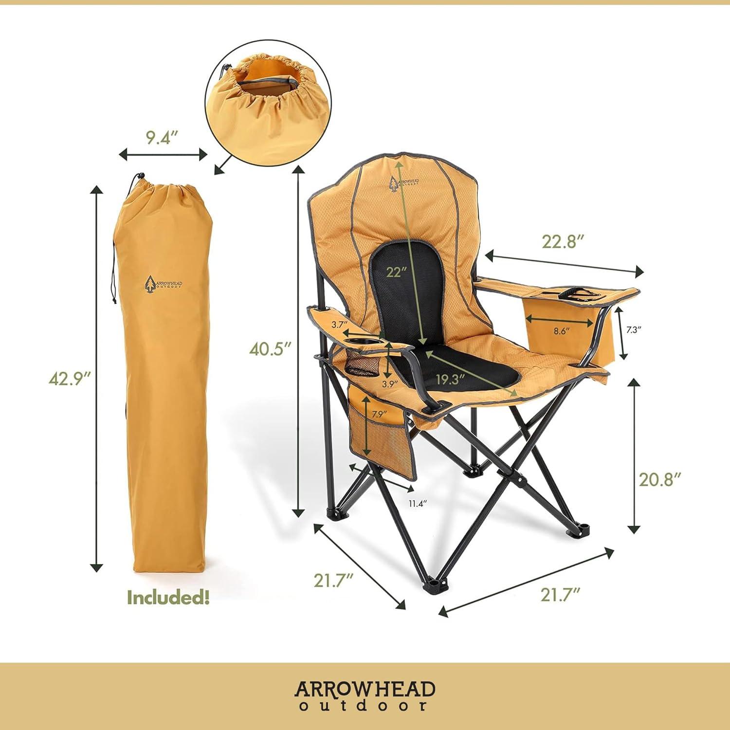 ARROWHEAD Outdoor Folding Camping Chair