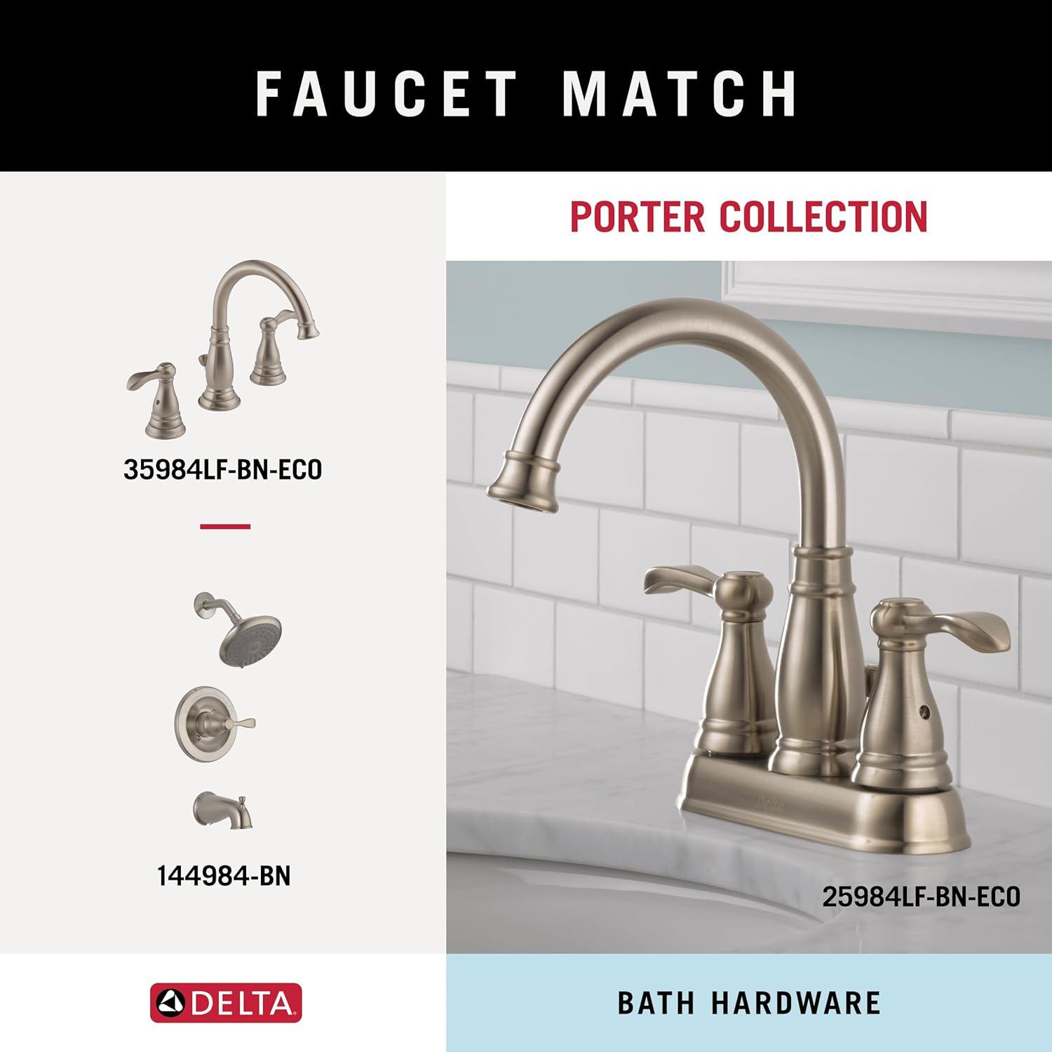 Delta Porter 18 in. Towel Bar in SpotShield Brushed Nickel PTR18-BN