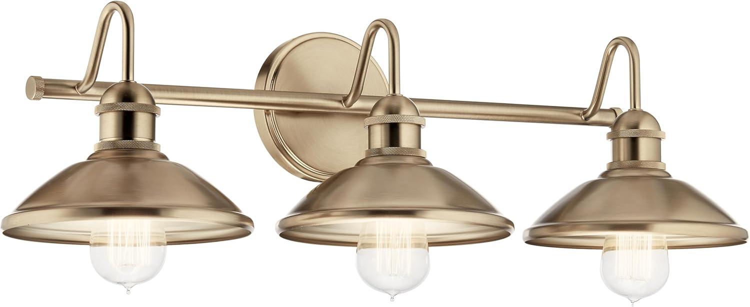 Kichler Lighting Clyde 3 - Light Vanity in  Champagne Bronze