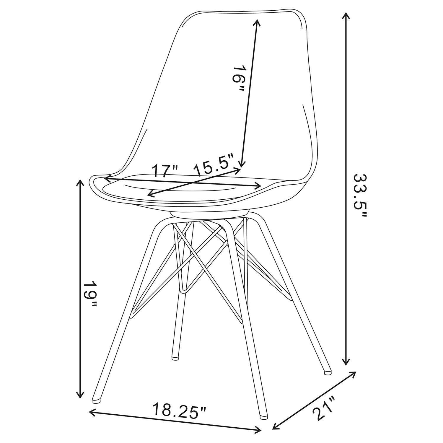 Slade Faux Leather Dining Chair