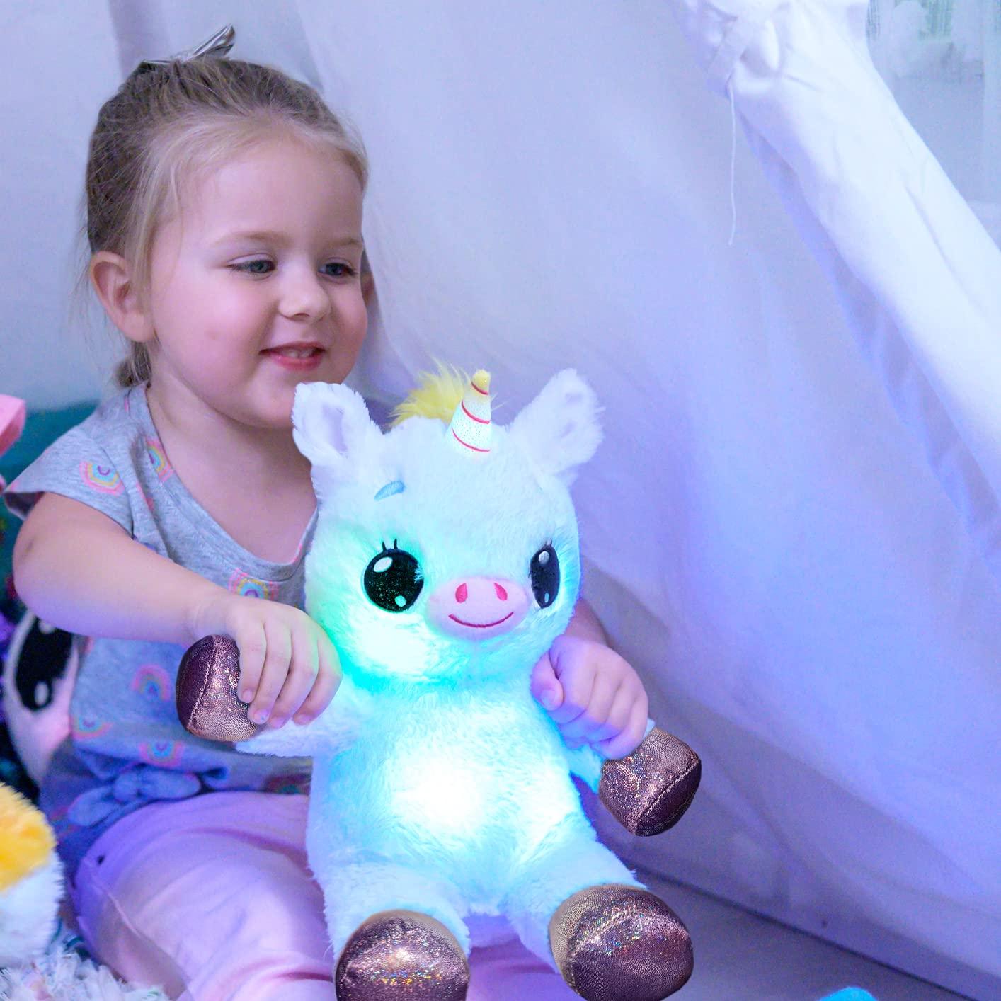 Happy Nappers: Lullabrites Unicorn - Musical Light Up Bedtime Plush