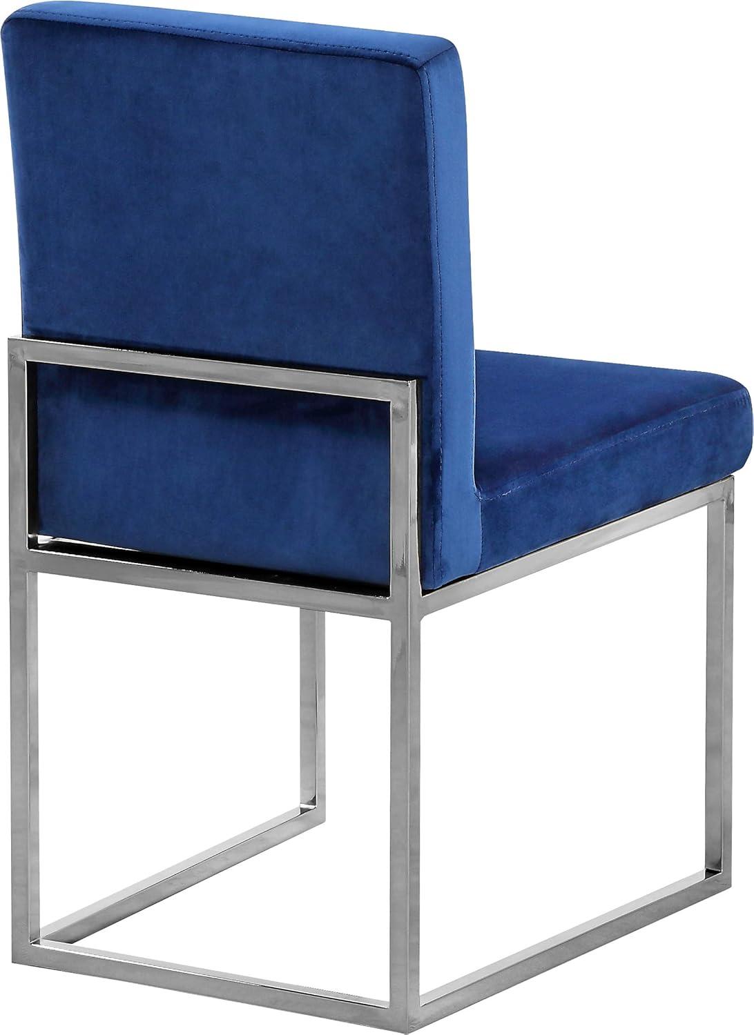 Meridian Furniture Giselle Navy Velvet Dining Chair (Set of 2)