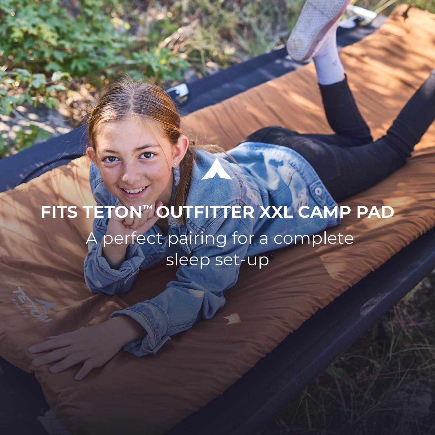 Outfitter XXL Black Canvas and Steel Camping Cot