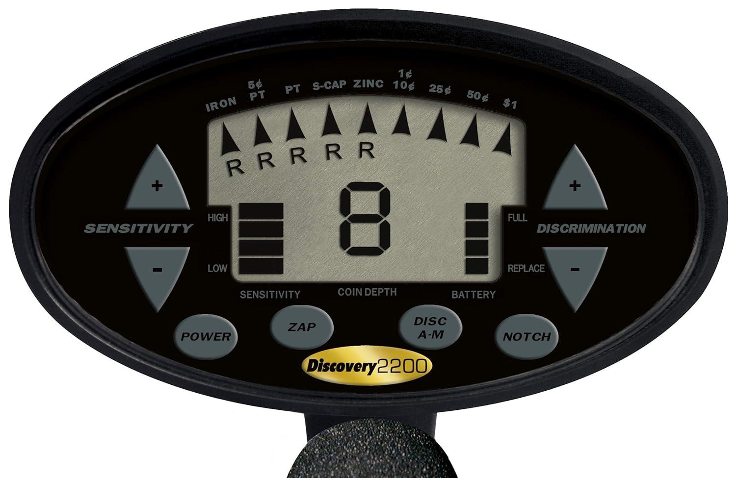 Bounty Hunter® Discovery® 2200 Metal Detector in Black