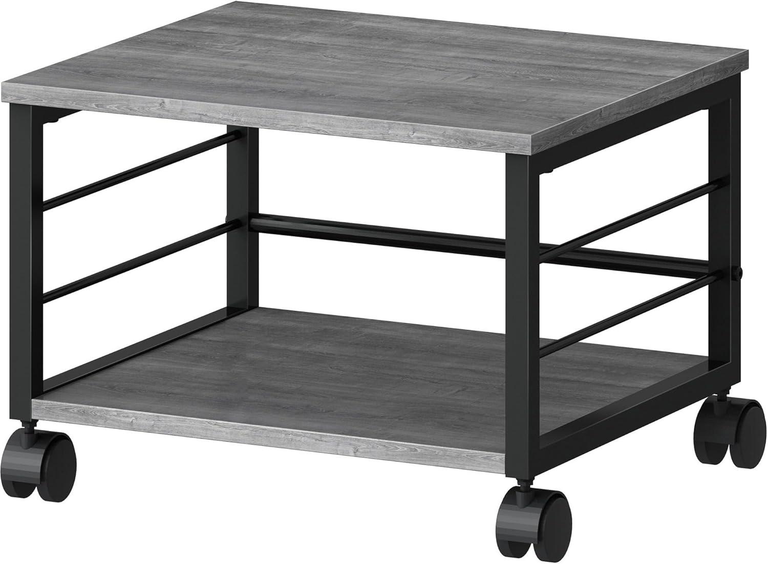 Underdesk Mobile Machine Stand, Weathered Charcoal