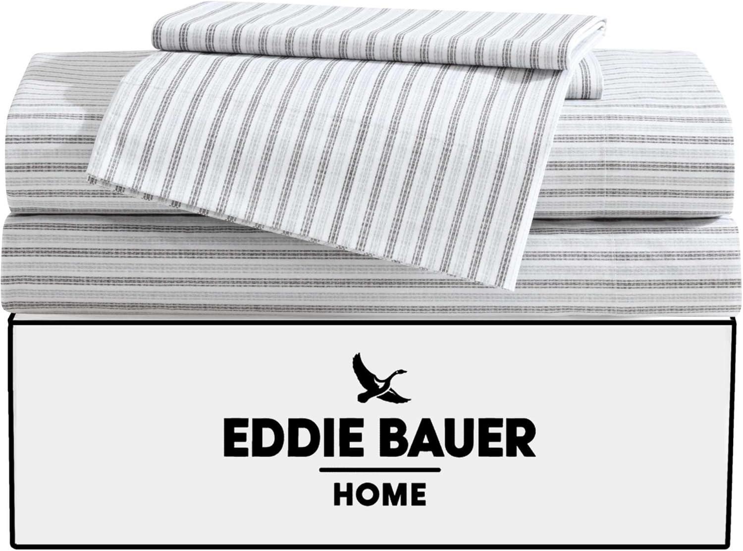 Eddie Bauer 100% Cotton Percale Sheet Set