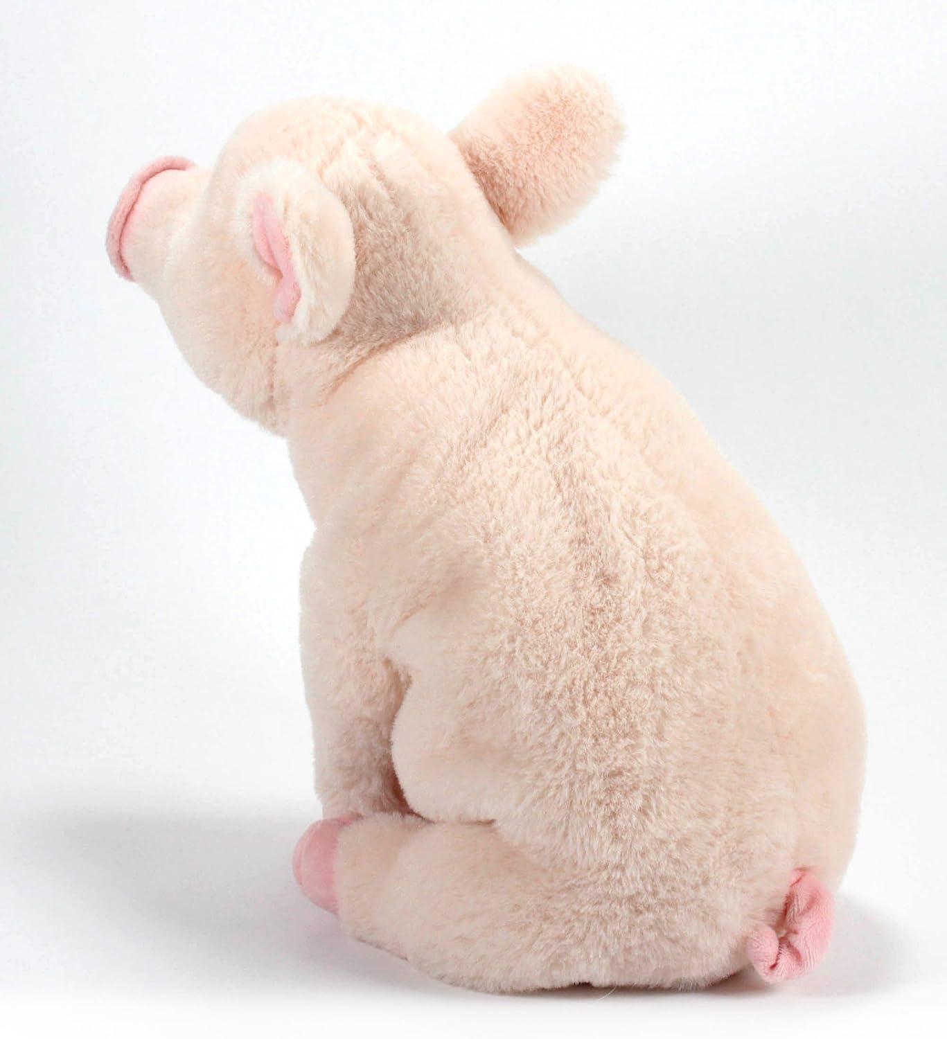 The Petting Zoo Pig Stuffed Animal Plushie, Gifts for Kids, Wild Onez Farm Animals, Pig Plush Toy 12 inches
