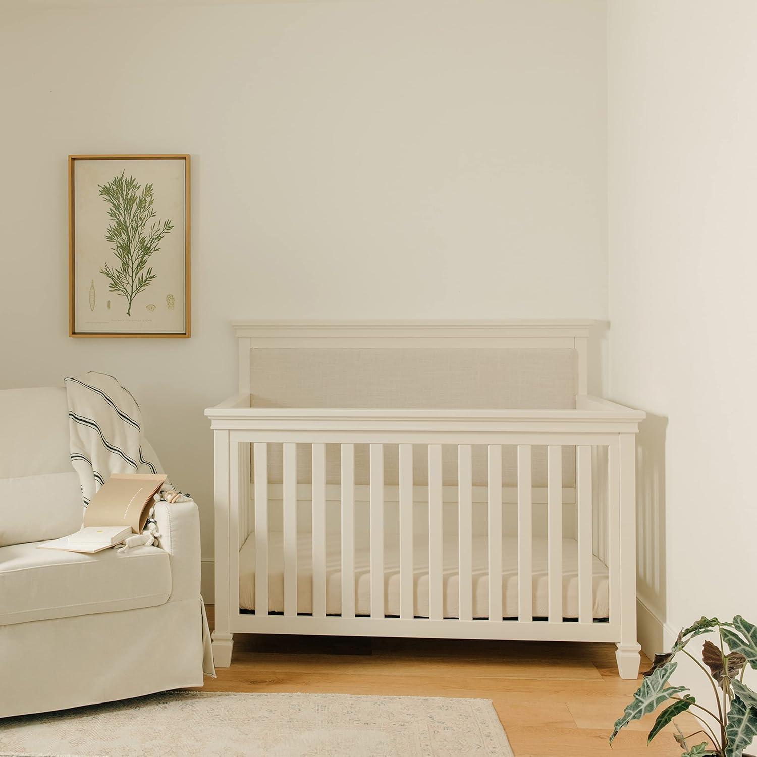 Darlington 4-in-1 Convertible Upholstered Crib