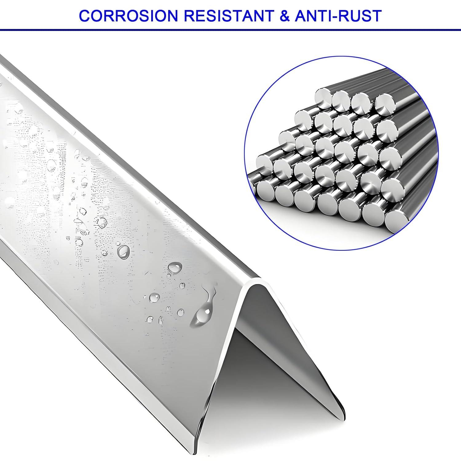 62752 7620 7622 Grill Replacement Parts for Weber Genesis E310 E320 E330 S310 S320 S330 EP310 EP320 EP330, 17.5" Flavorizer Bars, 19.5" Burner, 13 1/4" Heat Deflectors
