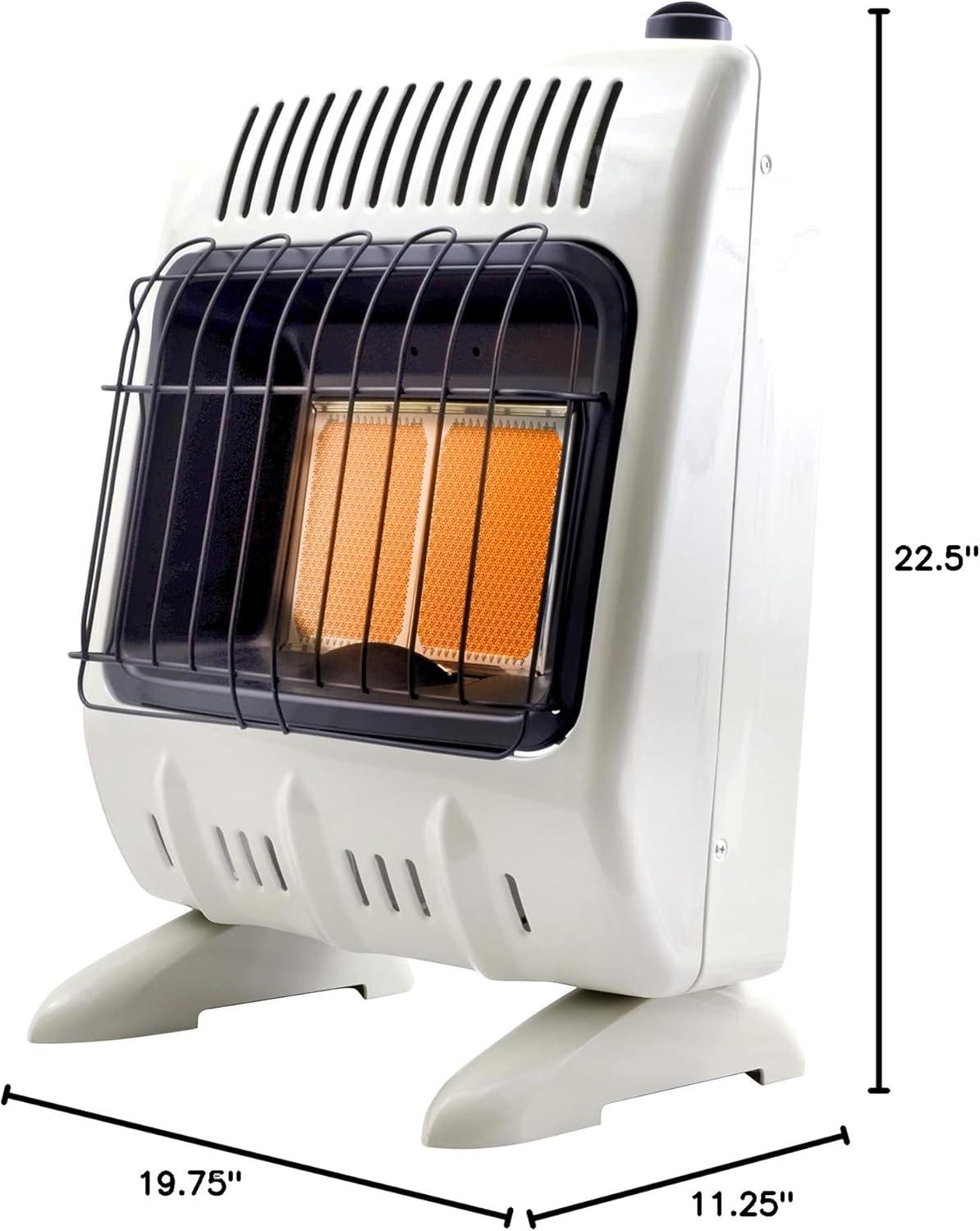 Mr. Heater 10,000 BTU Propane Vent Free Radiant Heat Indoor Wall Heater